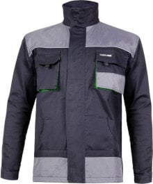 Lahti Pro Work sweatshirt, cotton, black-green, size XXXL (L4040760)