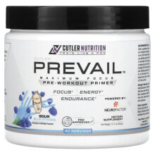 Prevail Pre-Workout Primer, Sour Blue Straws, 10.7 oz (302 g)