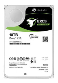 Внутренние жесткие диски (HDD) внутренний жесткий диск HDD   Seagate Enterprise ST18000NM000J 3.5" 18000 GB Serial ATA III