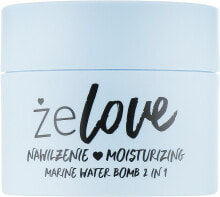 2in1 Feuchtigkeitsspendendes Gel für Gesicht, Hals und Dekolleté mit Meerwasser - FlosLek ZeLove Moisturizing Marine Water Bomb 2in1