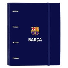 SAFTA F.C.Barcelona 1St Equipment 23/24 A4 4 Rings Binder W/ 120 Sheets Ring Binder