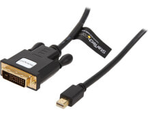 StarTech.com MDP2DVIMM6BS 6 ft Mini DisplayPort to DVI Active Adapter Converter купить онлайн