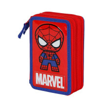 KARACTERMANIA Marvel Spiderman Glide Filled Triple Pencil Case