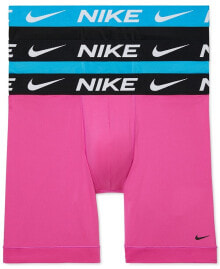 Nike men's 3-Pk. Dri-FIT Essential Micro Long Boxer Briefs