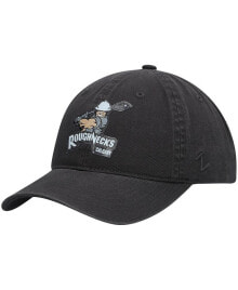 Купить мужские головные уборы Zephyr: Men's Charcoal Calgary Roughnecks Primary Logo Adjustable Hat