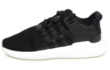 adidas originals EQT Support 93/17 Black Gum 减震防滑 低帮 运动休闲鞋 男女同款 黑色 / Кроссовки Adidas originals EQT Support 9317 Black Gum BZ0585