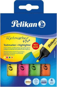 Pelikan Highlighter 490 case 4 colors