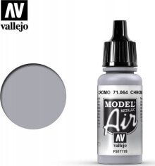 Vallejo Vallejo 71.064, 17 ml, Silver, Metallic, Bottle