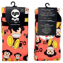 NUM WEAR Loco monky monky cymbals Half long socks