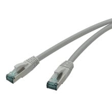 Кабели и разъемы для аудио- и видеотехники Red Cat.6a 0.5m grau Patchkabel S/FTP AWG 27/7 2xRJ45 grau - Cable - Network
