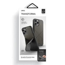 UNIQ Transforma iPhone 12 Pro Max 6.5 Charcoal phone case