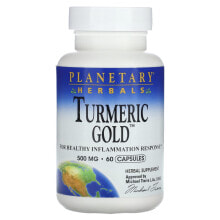 Planetary Herbals, Turmeric Gold, 500 mg, 60 Capsules