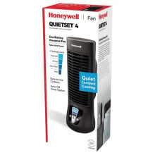 HONEYWELL HTF210BE - Household tower fan - Black - Floor - 46 dB - 33 m³/h - Buttons