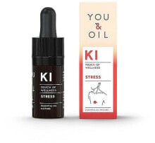 Bioaktive ätherische Ölmischung aus Bergamotte, Lavendel und Geranie gegen Depressionen, Angstzustände - You & Oil KI-Stress Touch Of Welness Essential Oil