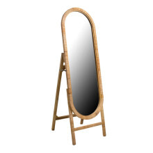 Free standing mirror Romimex Natural 47 x 151 x 48 cm