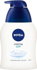 Nivea Cream & Soft Liquid Cream Soap Питательное крем-мыло для рук с миндальным молочком 250 мл