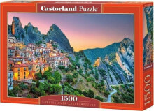 Детские развивающие пазлы Castorland Puzzle 1500 Sunrise over Castelmezzano CASTOR
