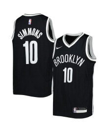 Nike big Boys Ben Simmons Black Brooklyn Nets Swingman Jersey - Icon Edition