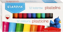 Пластилин и масса для лепки для детей Starpak PLASTELINA 12KOL STK PUD 1/40