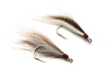 Run Off Lures Buck Tail Teaser for Striper/Fluke (Size 5/0, 2pk, Asst. Colors)