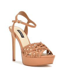 Купить белые женские босоножки Nine West: Женские босоножки платформы Nine West Grecia Stiletto