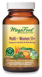 Витаминно-минеральные комплексы megaFood Multi for Women 55 Plus Растительный мультивитаминный комплекс для женщин старше 55 лет 120 таблеток