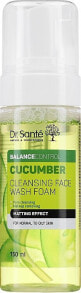 Balancierender Gesichtsschaum mit Gurken- und Kamelienextrakt - Dr. Sante Cucumber Balance Control