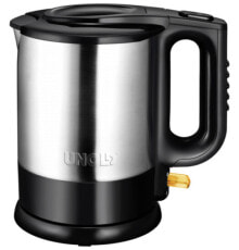 Electric kettles and thermopots uNOLD 18015 - 1.5 L - 2200 W - Black - Stainless steel,Plastic - Water level indicator - Cordless