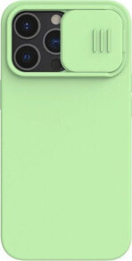 Nillkin Nillkin CamShield Silky Magnetic - Etui Apple iPhone 13 Pro z osłoną aparatu (Mint Green)