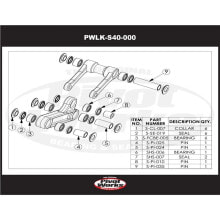 PIVOT WORKS Kawas.KFX 400 03-06-Dvx 04-08/Suz.Ltz 400 03-09 Linkage Repair Kit