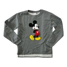 Купить женские футболки и топы Disney: Disney Women's Mickey Mouse Long Sleeve Fleece Lined Hi-Lo Sweatshirt