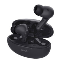 Trust Yavi Гарнитура True Wireless Stereo (TWS) Вкладыши Calls/Music USB Type-C Bluetooth Черный 25296