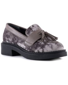 Купить женские балетки Seychelles: Seychelles Final Call Velvet & Leather Loafer Women's