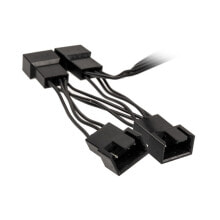 Купить компьютерные кабели и коннекторы KOLINK: Kolink 1-4 PWM Lüfter Splitterkabel - 35 cm