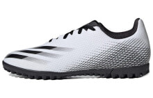adidas X GHOSTED .4 Tf 人造草坪 防滑耐磨 足球鞋 男款 白黑 / Футбольные кроссовки Adidas X GHOSTED .4 Tf FW6789