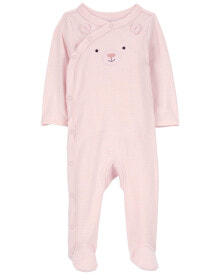 Baby Bear Snap-Up Cotton Sleep & Play Pajamas