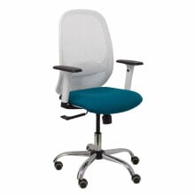 Office Chair Cilanco P&C 354CRRP White Green Green/Blue