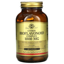 Антиоксиданты Солгар, Комплекс цитрусовых биофлавоноидов, 1000 мг, 100 таблеток
