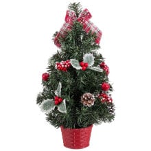 Christmas Tree Red Green PVC Pineapples 26 x 26 x 50 cm