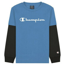 Child's Short Sleeve T-Shirt Champion Two Sleeves Blue