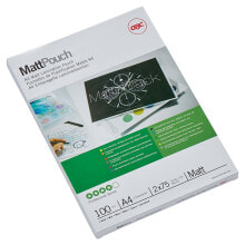 Купить сумки и чемоданы GBC: GBC A4 Mat 216x303 mm 2x75 Microns Laminating Envelopes 100 Units