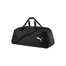 Мужская спортивная сумка черная текстильная средняя для тренировки с ручками через плечо Puma Pro Training II Large