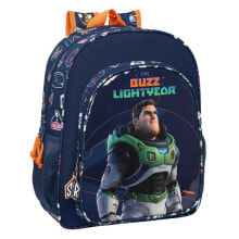 School Bag Buzz Lightyear Navy Blue (32 x 38 x 12 cm)