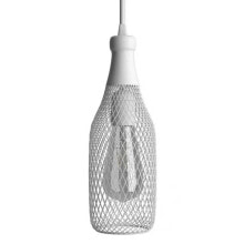 CREATIVE CABLES Textile Magnum Bottle Hanging Lamp With Light Bulb 1.2 m