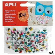 Stickers Apli Eyes Multicolour (5 Units)