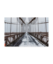 Trademark Global bruce Gett The Brooklyn Bridge Canvas Art - 19.5