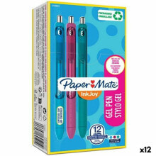 Gel pen Paper Mate Inkjoy TK12 Turquoise Fuchsia 0,7 mm (12 Units)