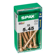 SPAX Yellox 5.0x45 mm Flat Head Wood Screw 10 Units