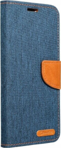 Kabura CANVAS Book do IPHONE 16 granatowy