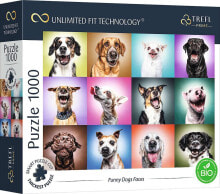 Trefl Puzzle 1000 Funny Dogs Faces Unlimited Fit Technology